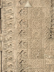 macro shoot of carvings on old historic buildings and walls