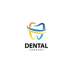 Dental Clinic Logo Tooth abstract design vector template