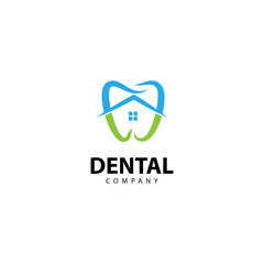 Dental Clinic Logo Tooth abstract design vector template
