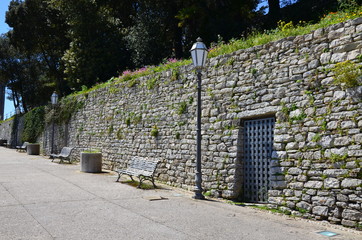 Erice, streets view of a old city