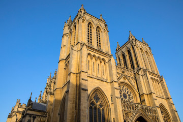 Fototapeta na wymiar Bristol Cathedral in England
