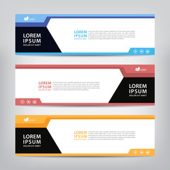 modern design, web banner template, vector illustration