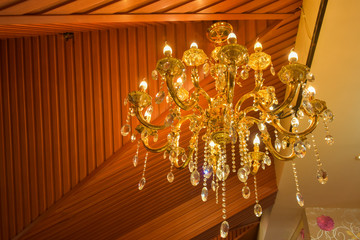 Indoor luxury lamps and ceilings