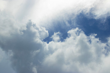 Beautiful storm sky with clouds, apocalypse like