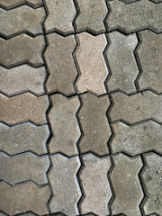 concrete pave block floor for texture background