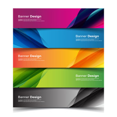 Fototapeta premium Vector Abstract design banner web template
