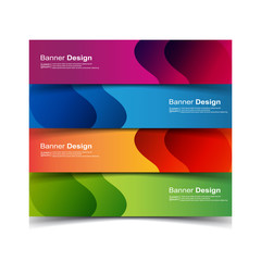 Vector Abstract design banner web template