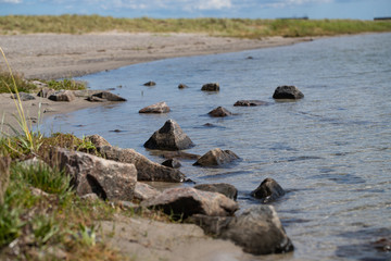 stones in water