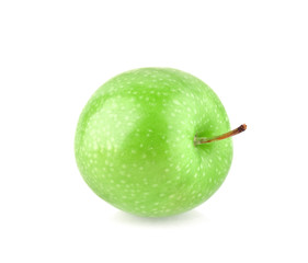 green apple isolated on white background.