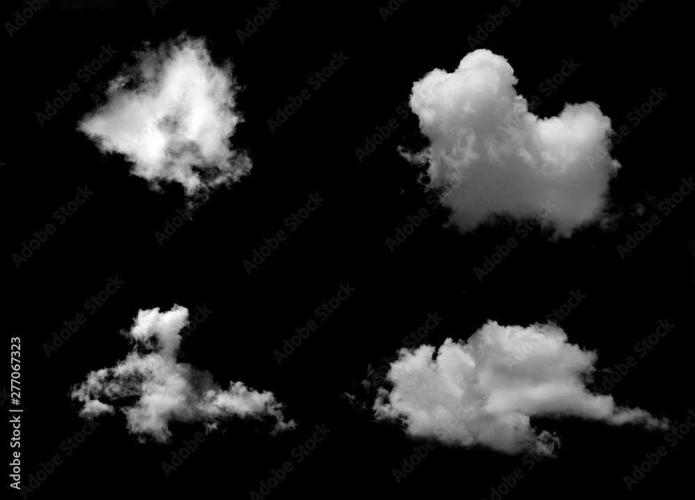 Canvas Prints white cloud object for nature design summer background