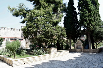 garden in a Greek Monastery
