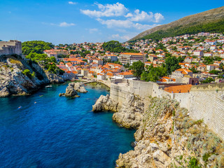 Fototapeta na wymiar Kolorina Old Port, Dubrovnik, Croatia