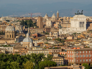 Naklejka premium Aerial view of Rome, Italy