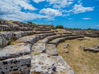 Amphitheater, Archaeological site of Paestum, Italy