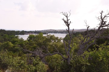 Texas hill country lake
