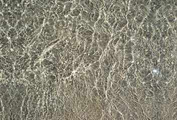 Fototapeta na wymiar Transparent Sea Water Texture