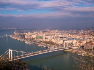 Obraz premium Aerial view of Budapest, Hungary