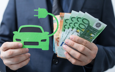 Car and insurance  concept  money