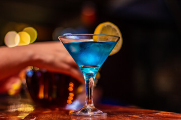 two glasses of cocktails