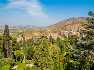 Fototapeta na wymiar Tivoli, Italy. View from the terrace of Villa d'Este