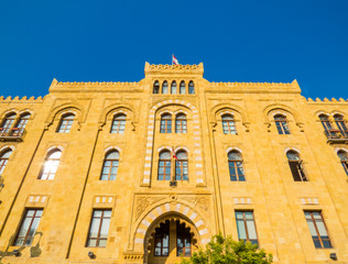 Fototapeta na wymiar View of the Municipality in Beirut, Lebanon 