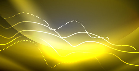 Neon lines shiny glowing background