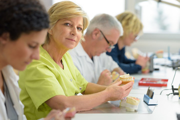 senior dental prothesis maker