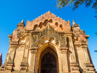 Obraz premium Tha Kya Pone ancient Buddhist Pagoda in Bagan, Myanmar