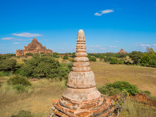 Ancient Buddhist Temples in Bagan, Myanmar