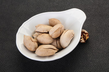 Pecan nuts heap