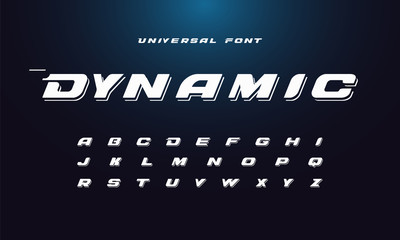 Universal font.
