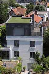 Terrasse d'un immeuble à Meudon