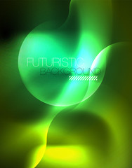 Neon lights vector abstract background
