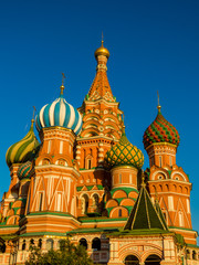 Fototapeta na wymiar St. Basil's Cathedral on the Red Square in Moscow, Russia