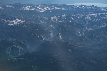 Aerial view of Yosemite