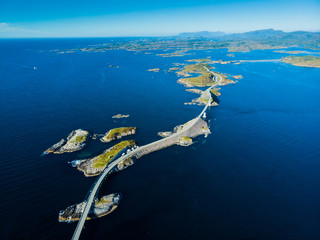 De Atlantische weg in Noorwegen