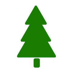 Pine tree. Decorated christmas tree vector icon. filled flat sign for mobile concept and web design. Symbol, Christmas tree sign icon. Holidays button