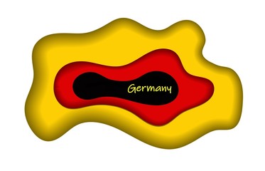 Obraz premium Germany flag icon, icon or button. German national symbol Vector illustration..