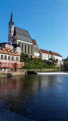 Fototapeta na wymiar old town in cesky krumlov, czech republic