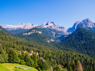 Fototapeta premium View of the Dolomites, Trentino-Alto Adige (Sudtirol), north Italy