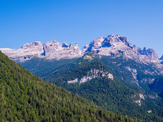 View of the Dolomites, Trentino-Alto Adige (Sudtirol), north Italy