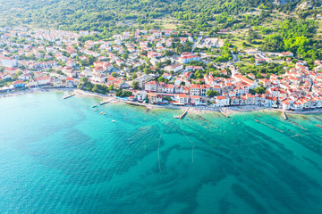 Panoramic view of Bashka, Croatia