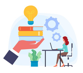 Education classroom knowledge concept. Vector flat graphic design isolated illustration icon