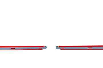 Image of barrier barriers on the background