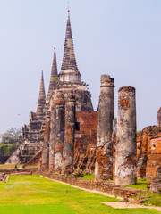 Fototapeta na wymiar Wat Phra Sri Sanphet, Historic City of Ayutthaya, Thailand