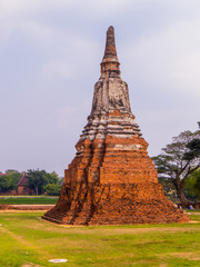 Fototapeta na wymiar Wat Chaiwatthanaram, Historic City of Ayutthaya, Thailand