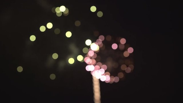 Firework display background p1 4k