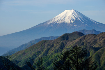 Plakat 大峠より富士山