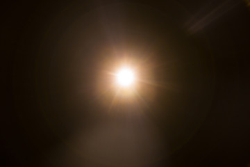 Lens Flare Orange Bright
