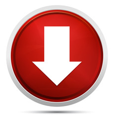 Download icon Promo Red Round Button